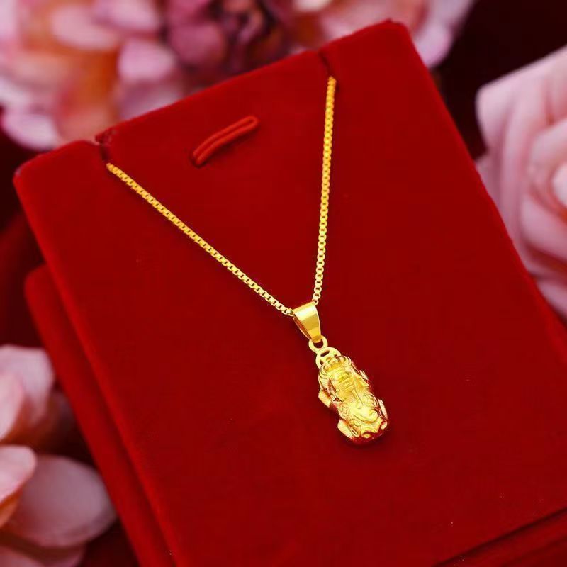 铜合金项链 吉祥如意招财貔貅项链