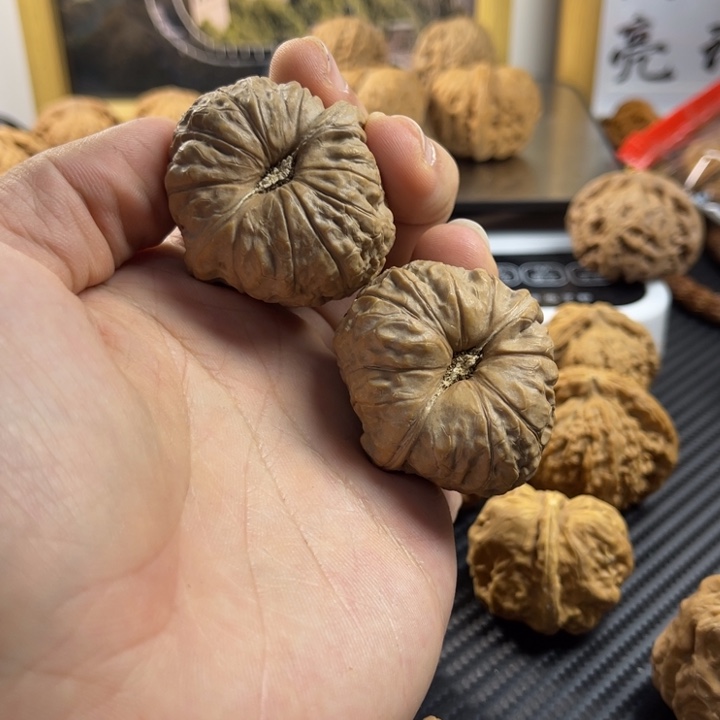 T***A把件文玩核桃42全品南瓜墩