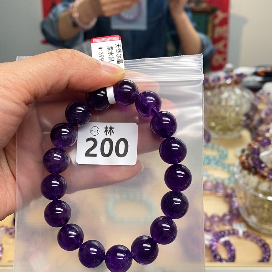 水晶手链未镶嵌多样性发一