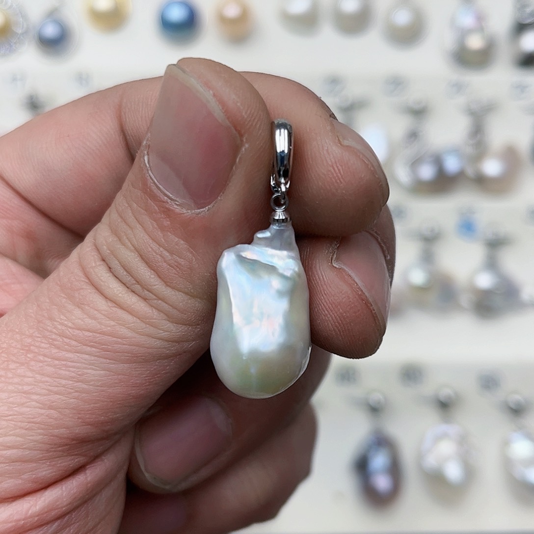 淡水珍珠吊坠(不含链)未镶嵌騰**～01