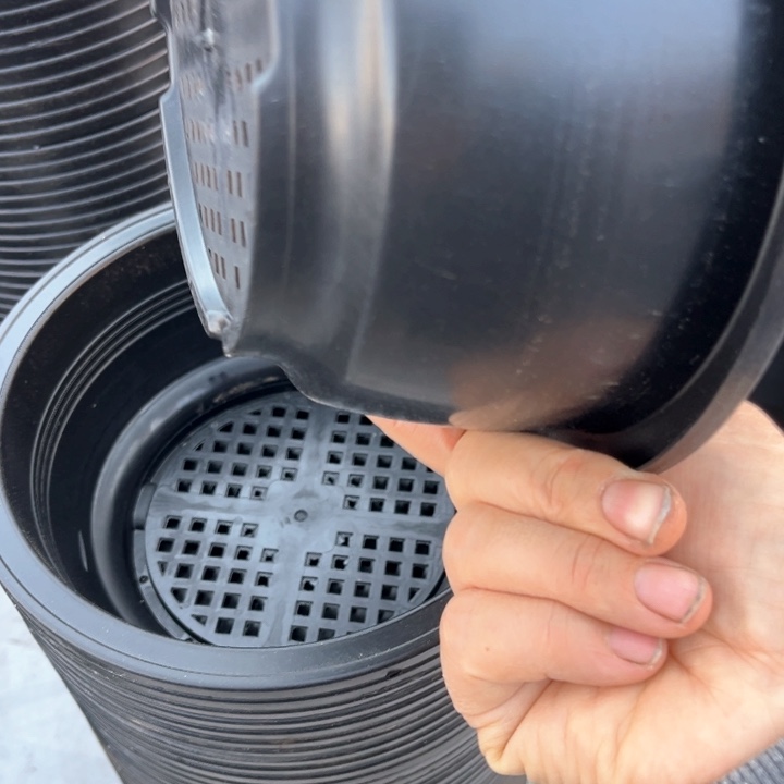 树脂黑韩盆口19高8一组15