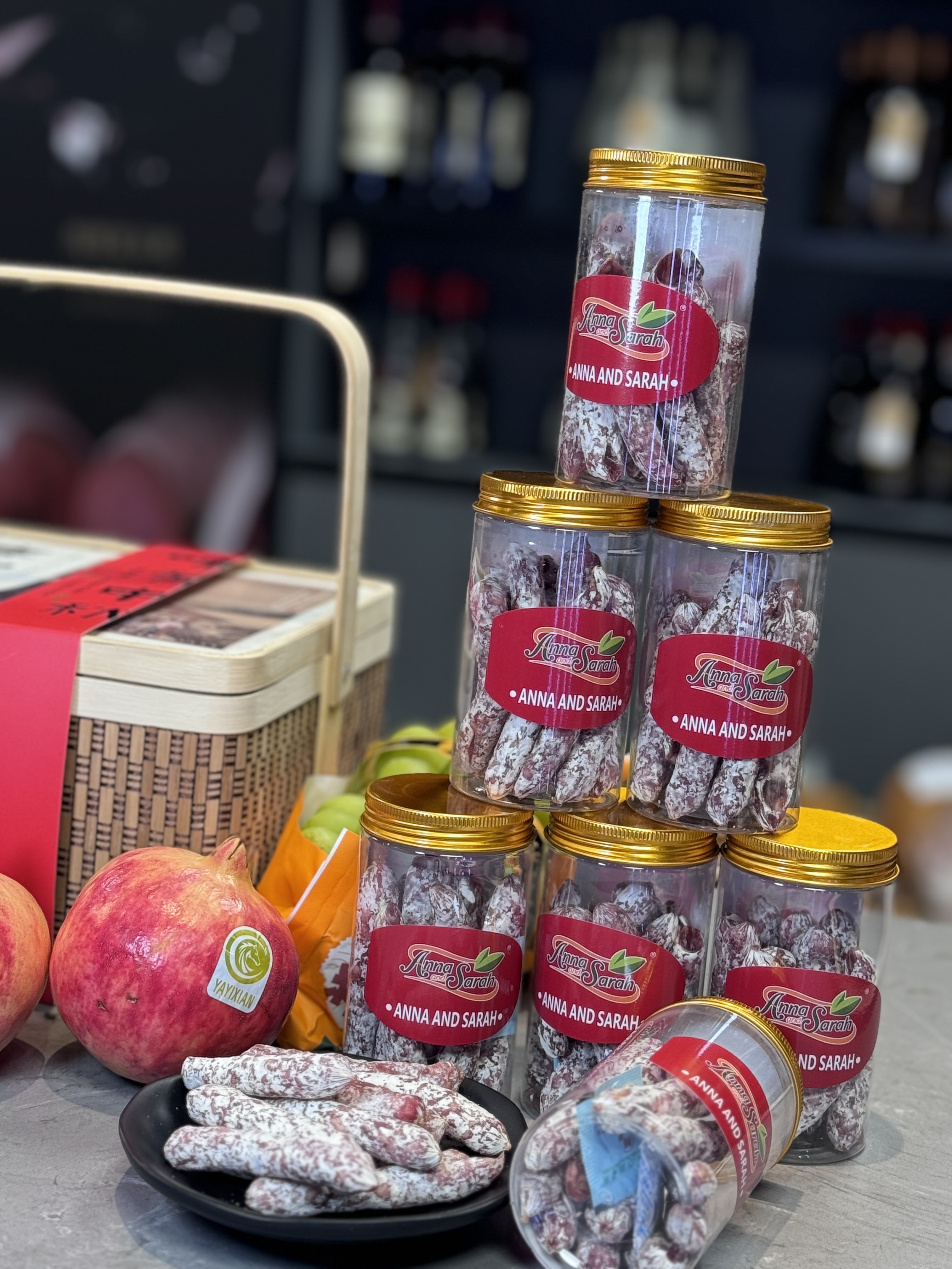 伊比利西班牙风味发酵迷你小罐120g香肠小红牌开袋即食美味营养