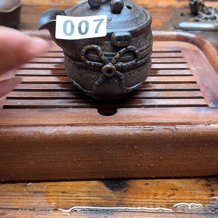 纯手工制作粗陶茶具