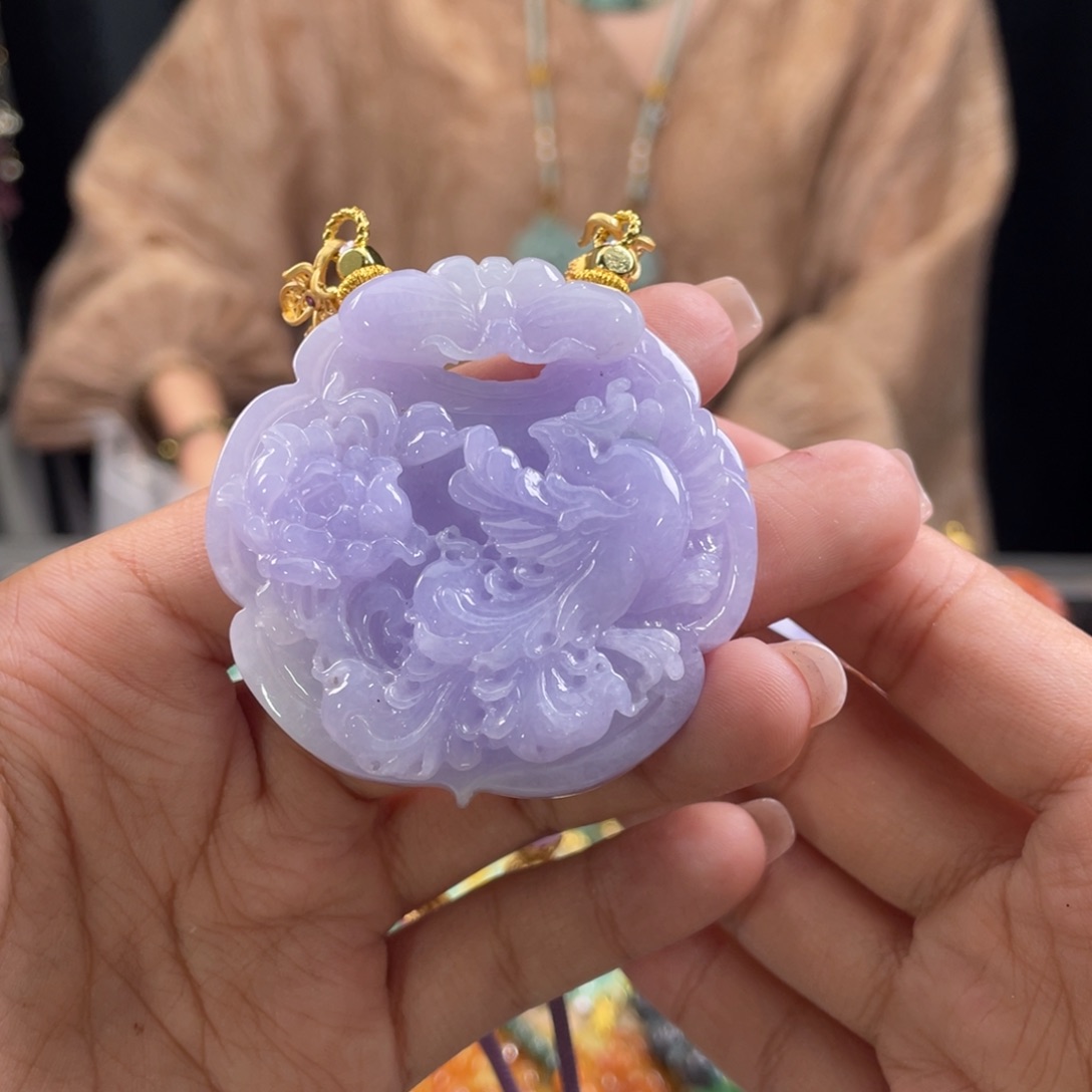 翡翠颈饰未镶嵌代编织