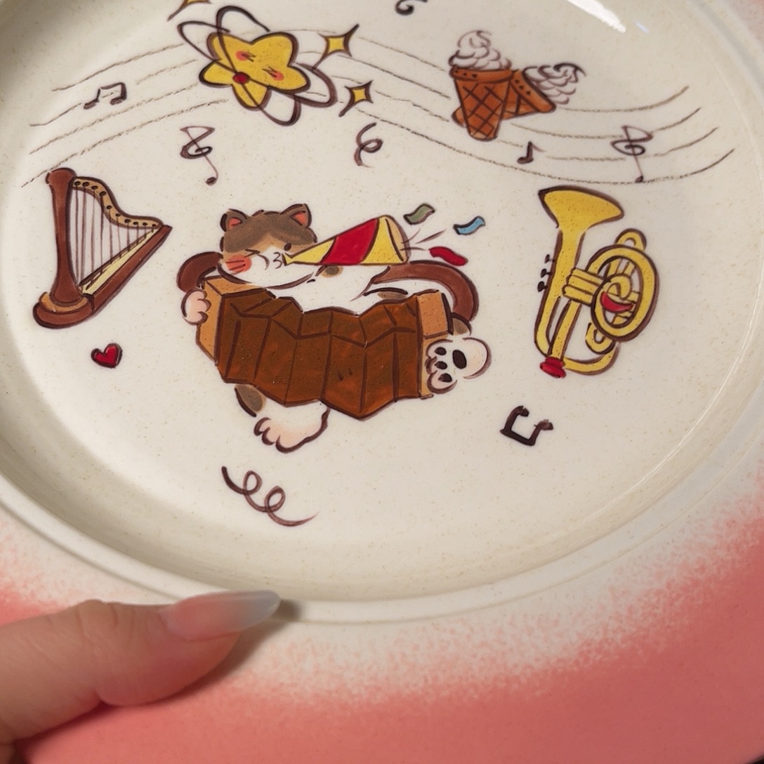 景德镇陶瓷可爱手绘杯