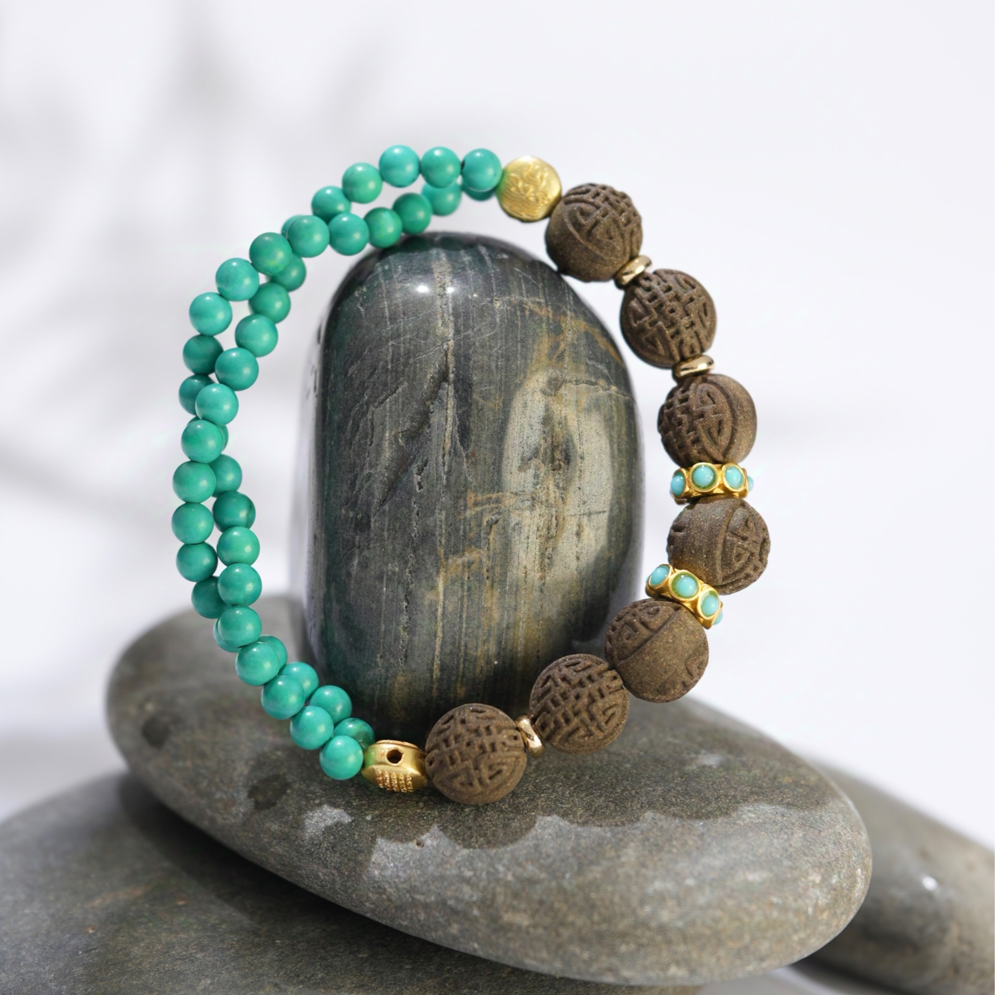  【设计师款-松灵】玫瑰解郁姜早药香手作手串16（拍下备注手围）