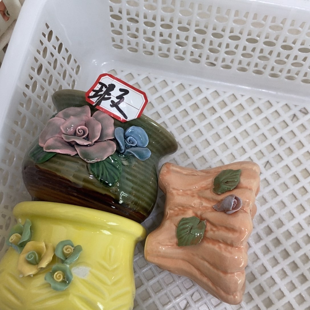 红陶高温陶瓷花盆