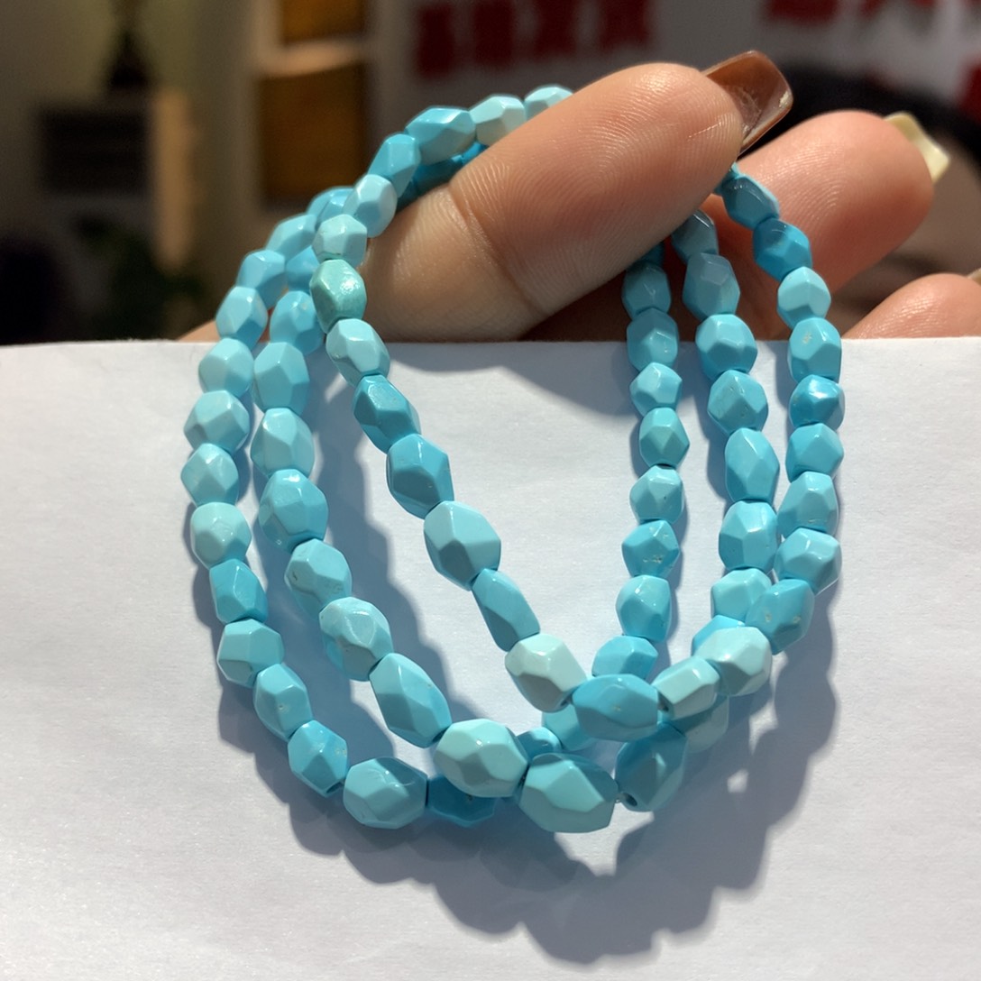 未镶嵌绿松石多圈