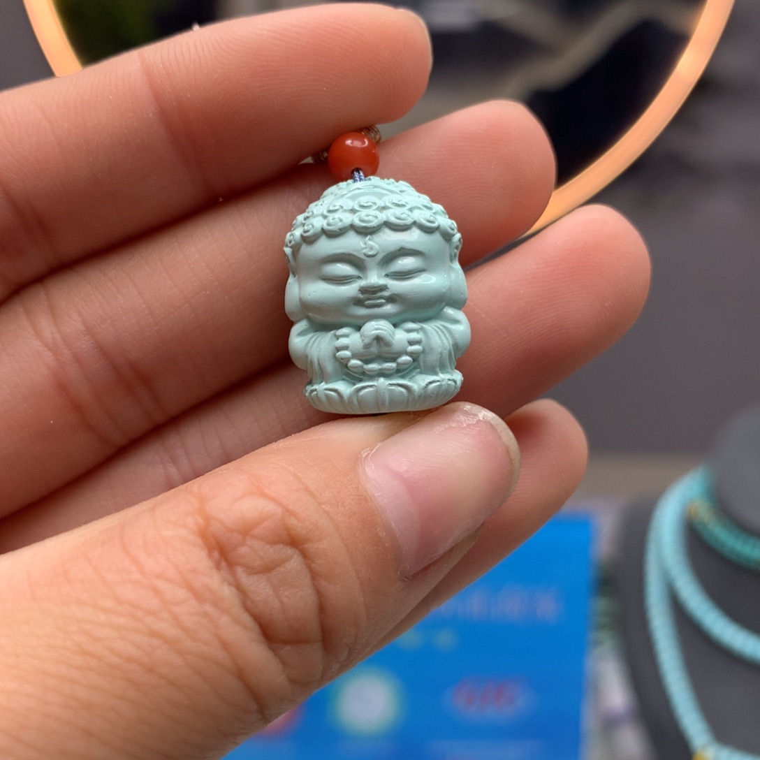 绿松石挂件未镶嵌