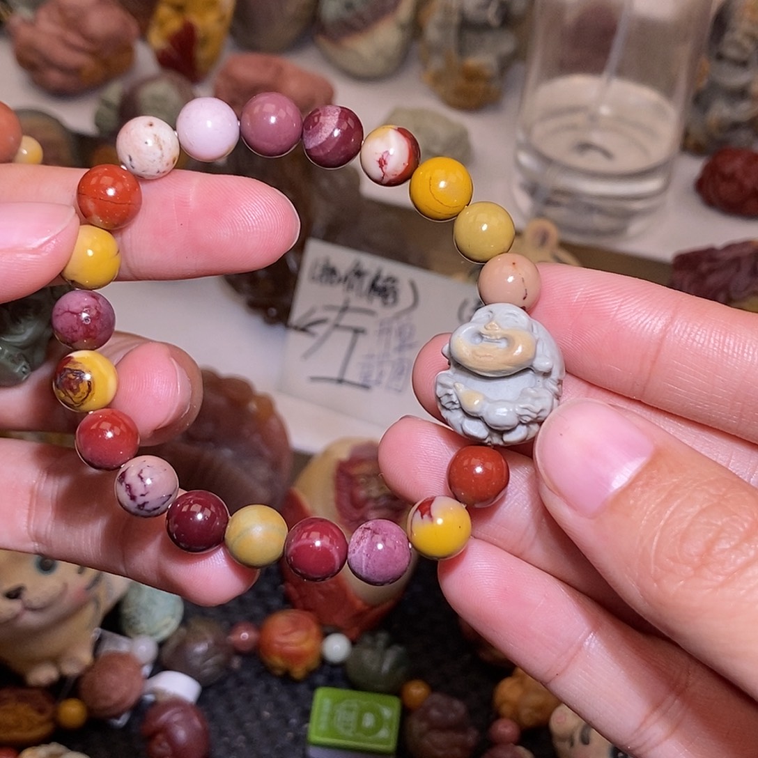 石英质玉（阿拉善玉）未镶嵌手链