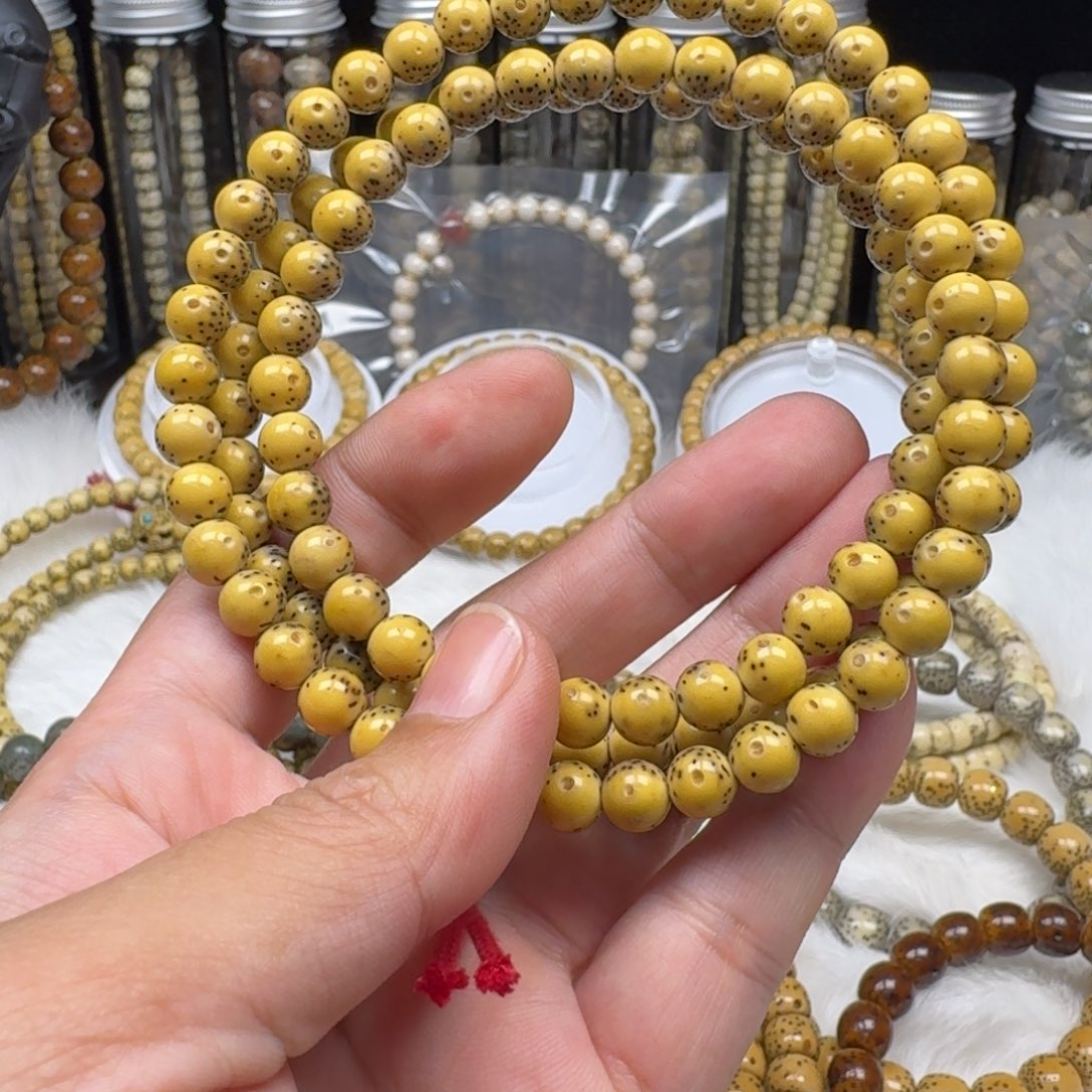 有***衫星月菩提手串石玉7圆108