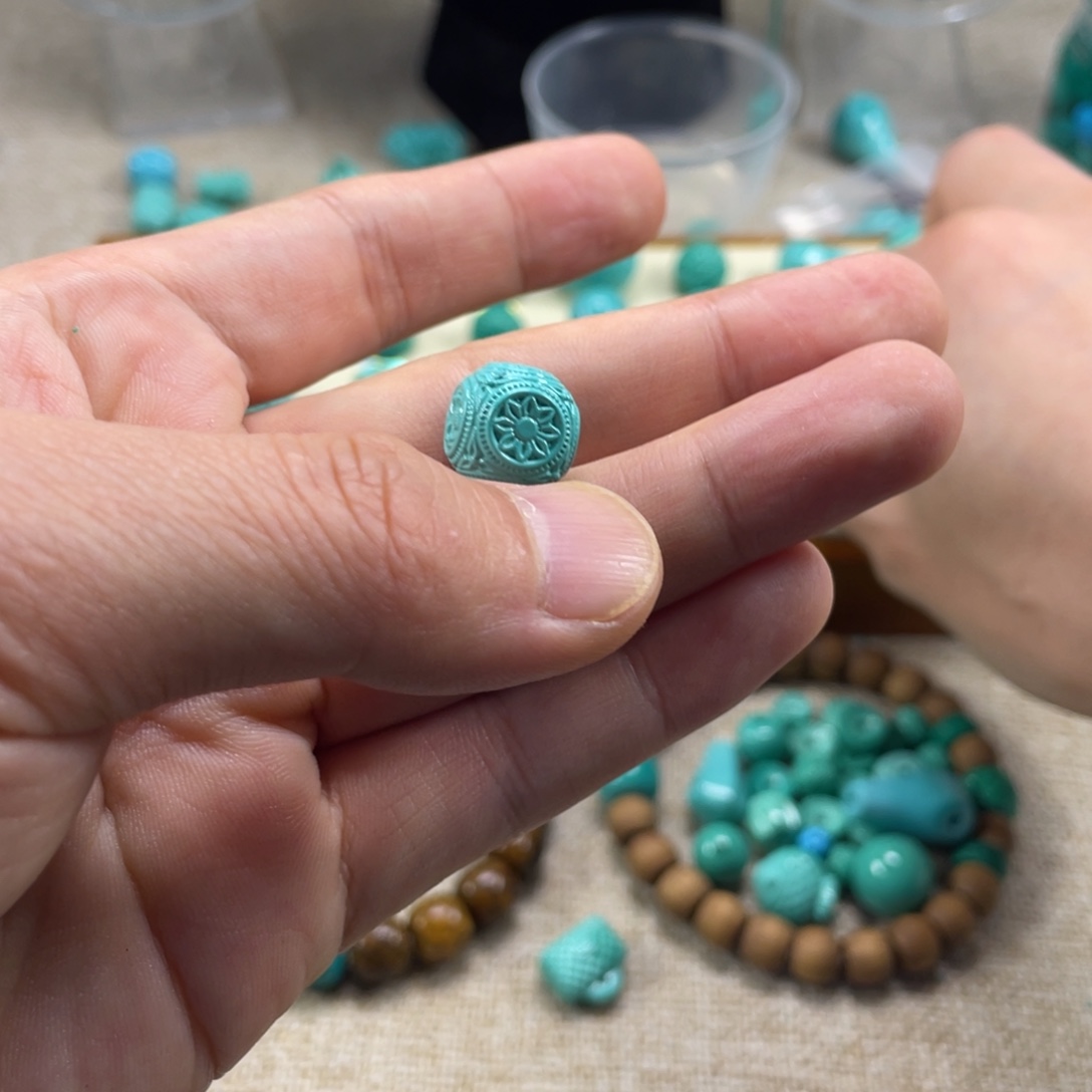 原生态湖北矿小配饰，直径11