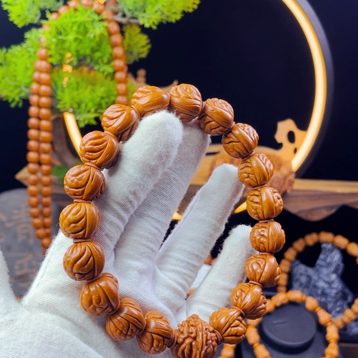 桃核吊坠野生桃核