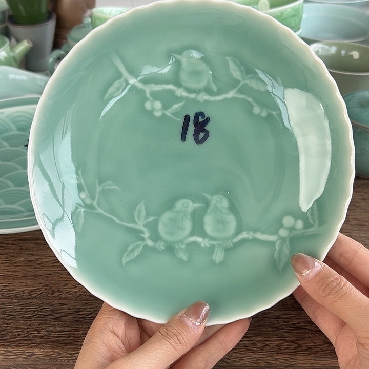 小米茶器龙泉青瓷