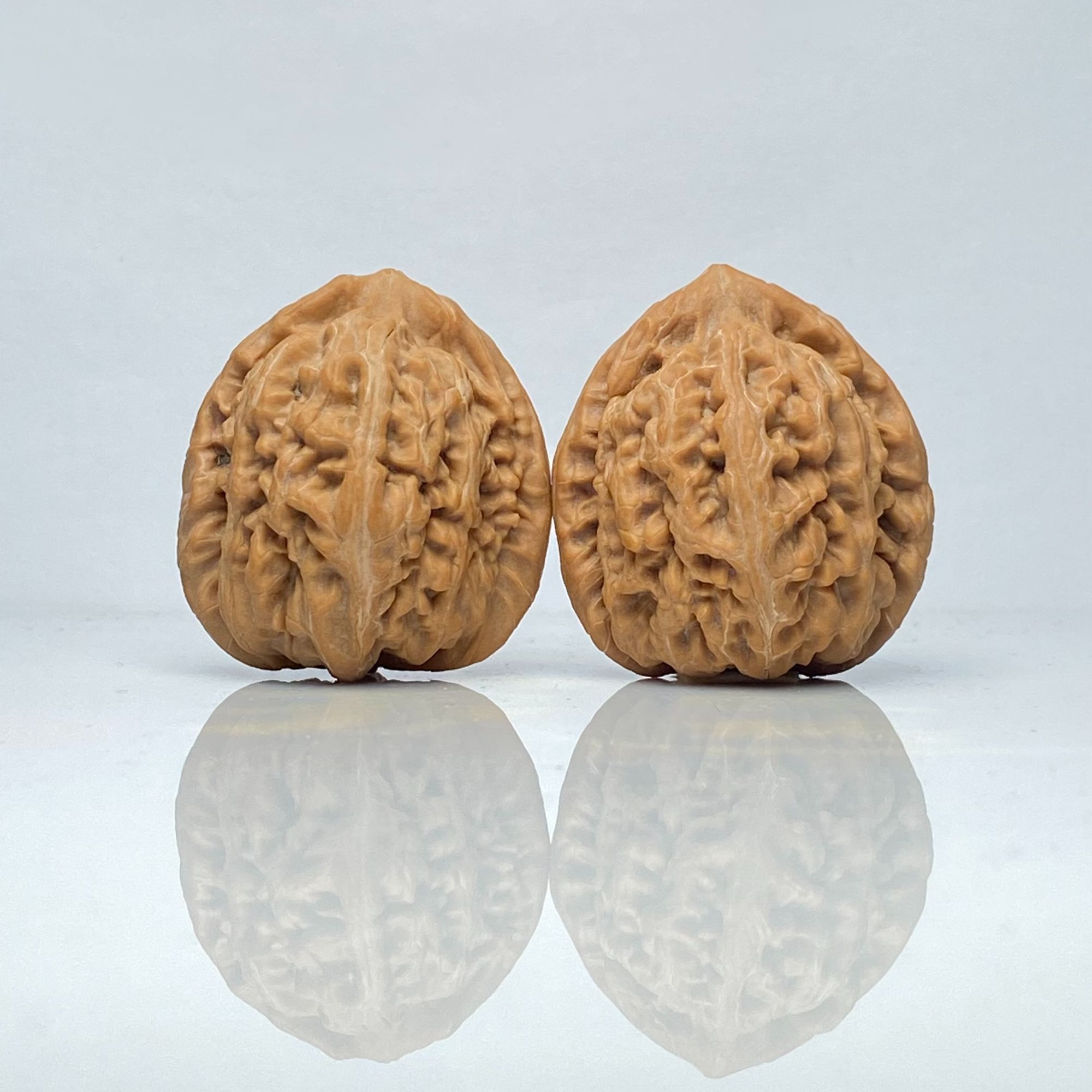An702文玩核桃把件红锦鲤肚40边38高42