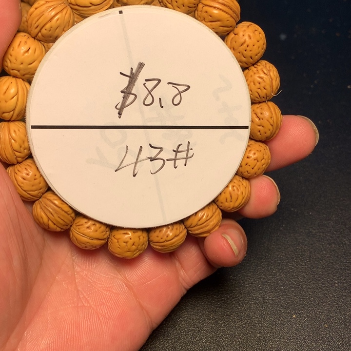 手串桃核43号健健康康