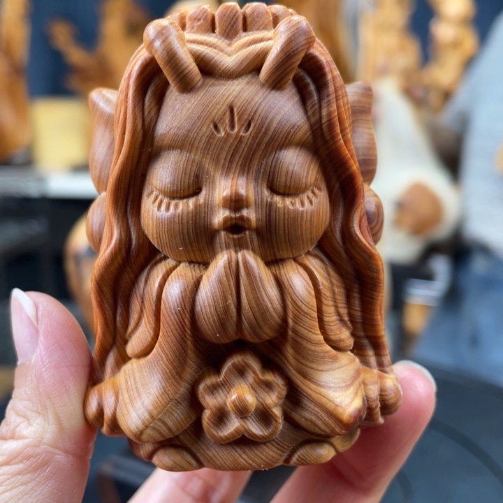 柏木（崖柏）手把件