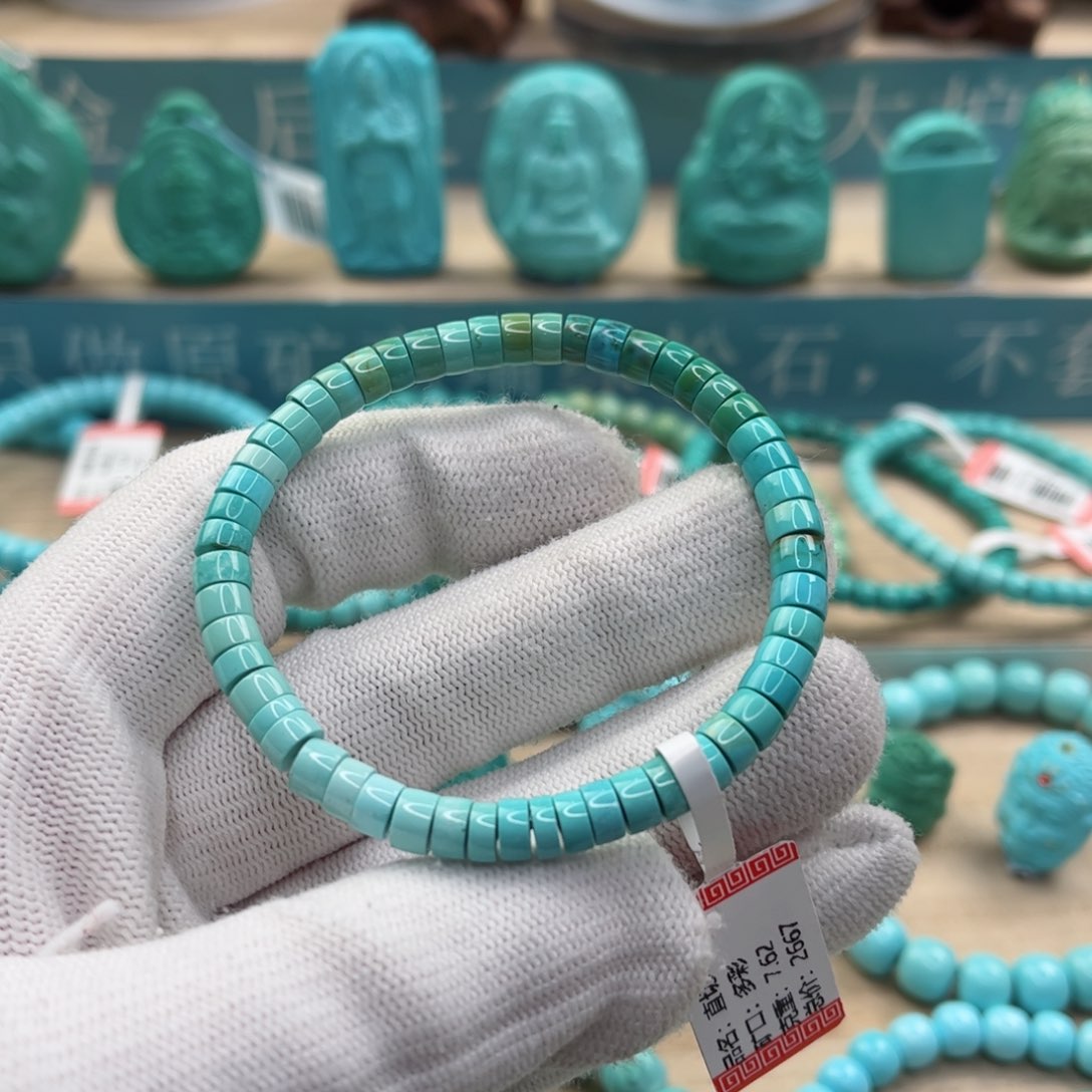 绿松石珠宝奇石未镶嵌