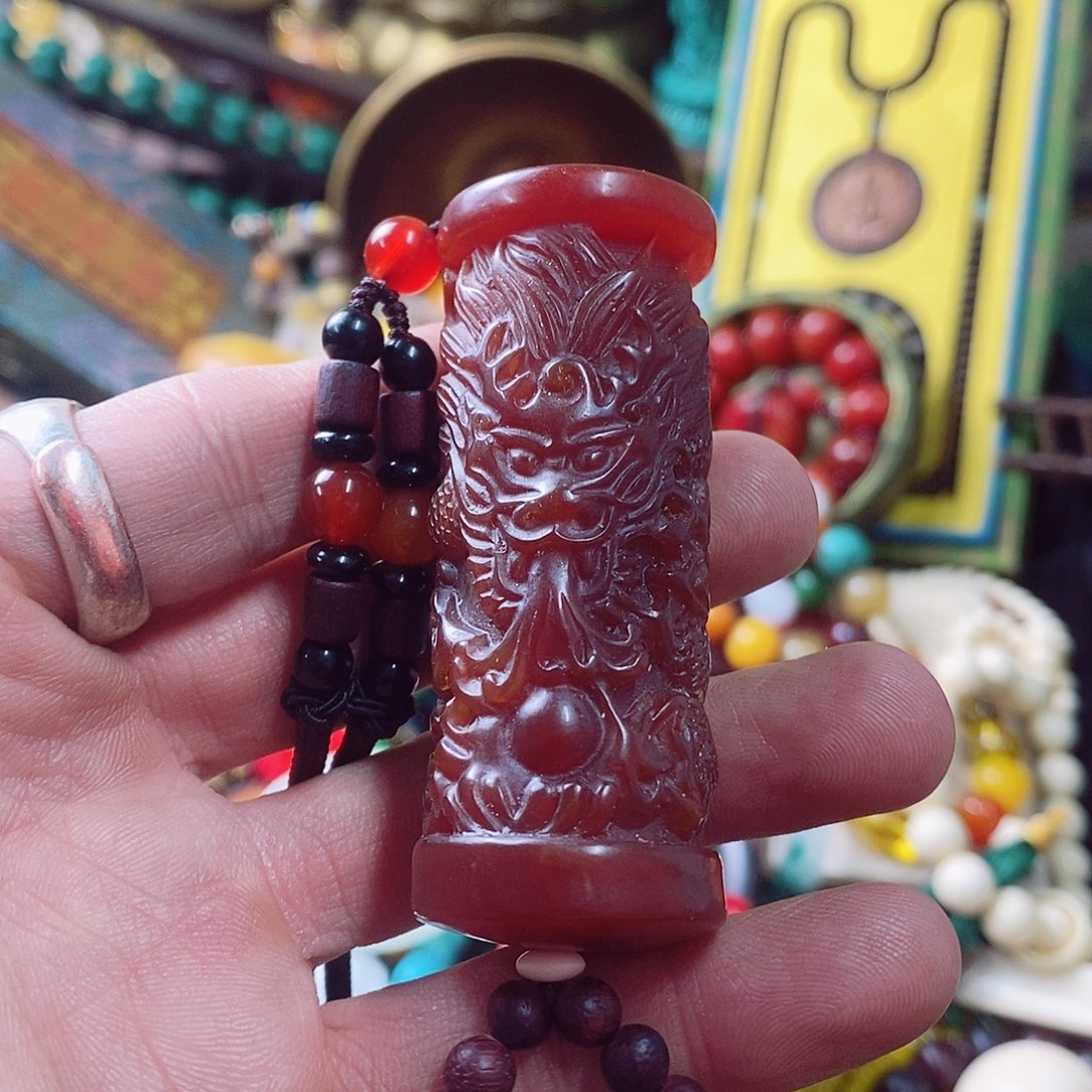 织绣摆件设计的时候也是很用心的