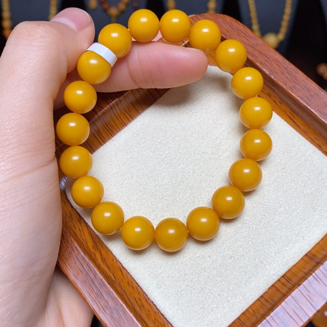【闪购商品】蜜蜡手链未镶嵌手串