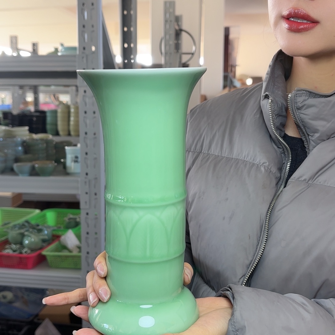 龙泉云间青瓷小米茶器