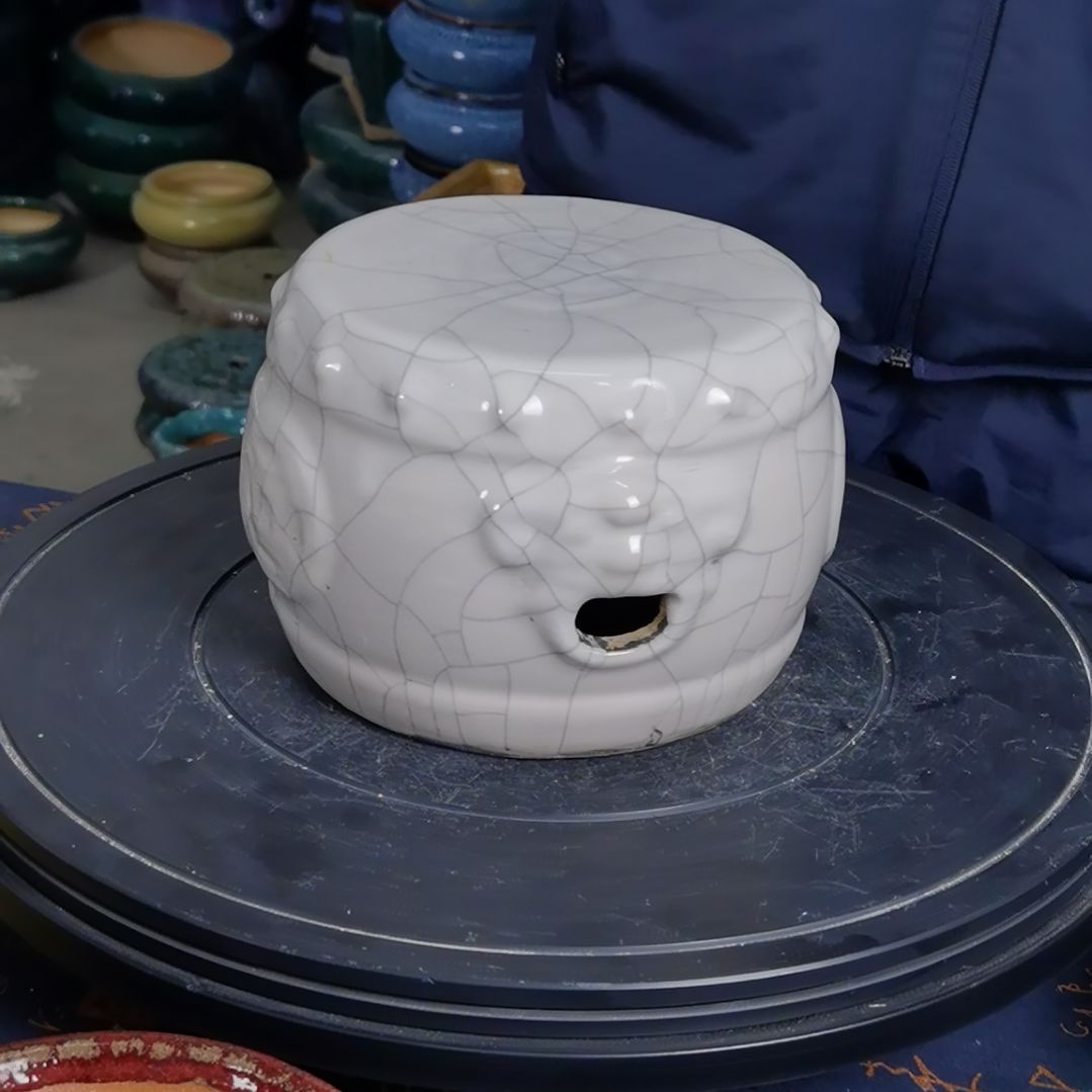 面15高13.5石湾花盆默认微瑕