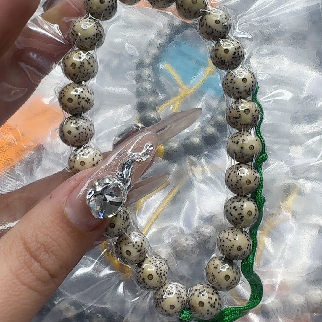 星月菩提手串302高端卡姿兰青花10圆手持