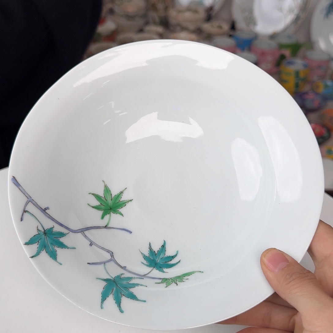 瓷片有田烧手绘19厘米圆钵