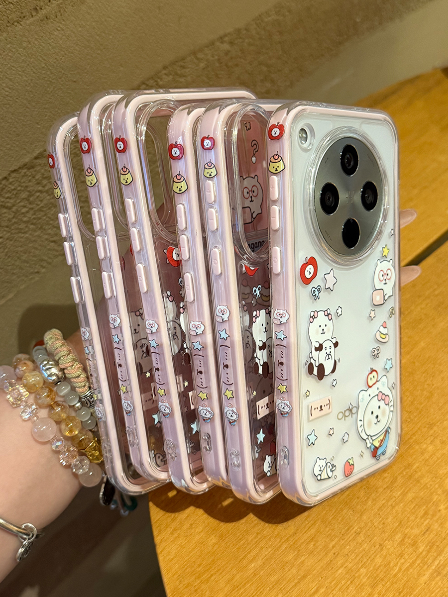 适用vivos30手机壳OPPOfindx8华为小米15荣耀400透明红米k70硬壳