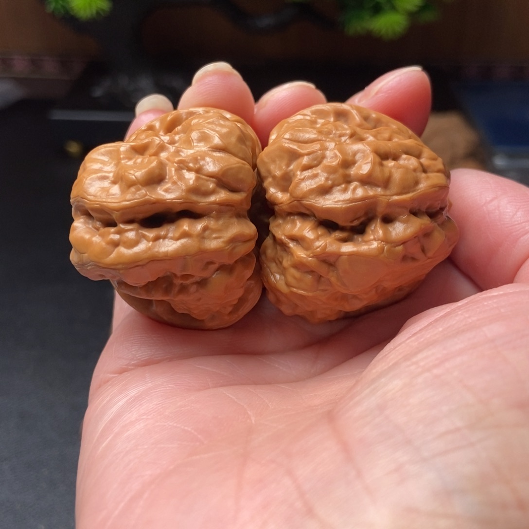 文玩核桃把件蛤蟆头37