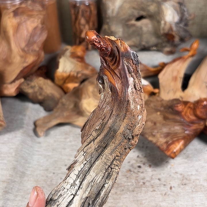 ****售崖柏崖柏雕刻达摩