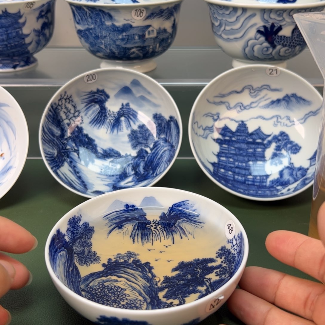 杯木木景德镇纯手绘茶具48