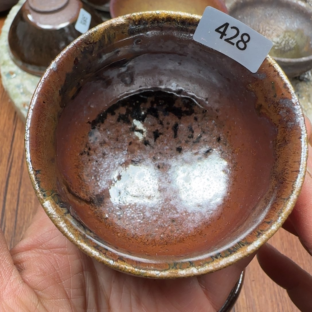 墨***斋柴烧建盏茶盏茶杯428