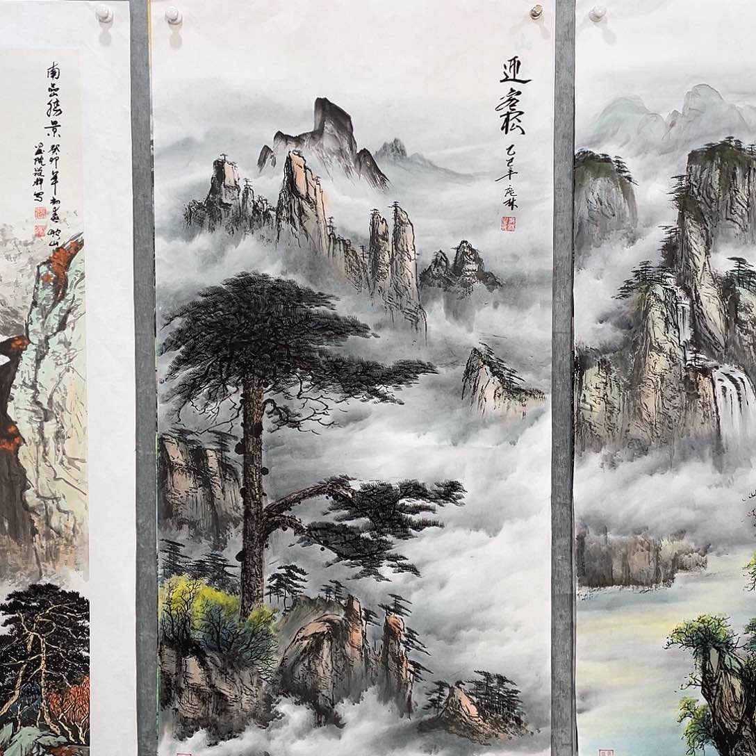 国画崔*宏绘画作品庞林画心