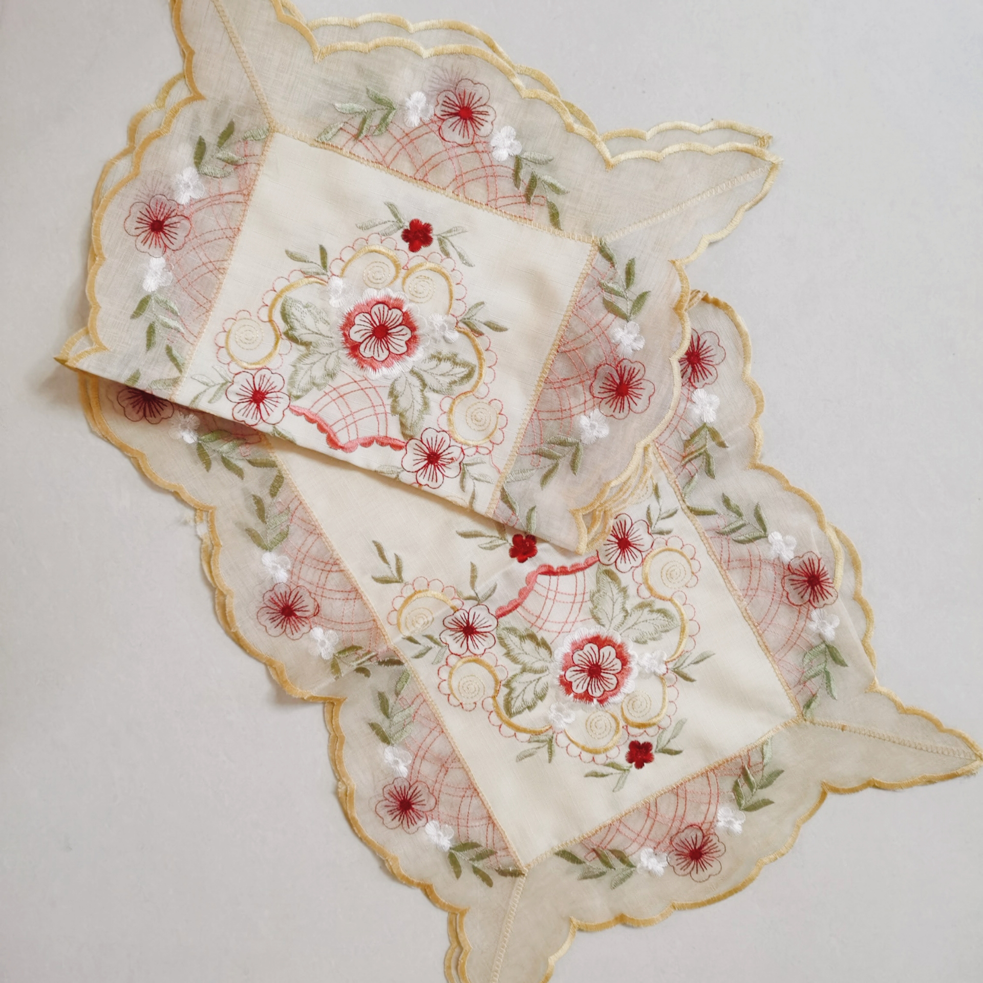 福袋刺绣绣花多用盖巾