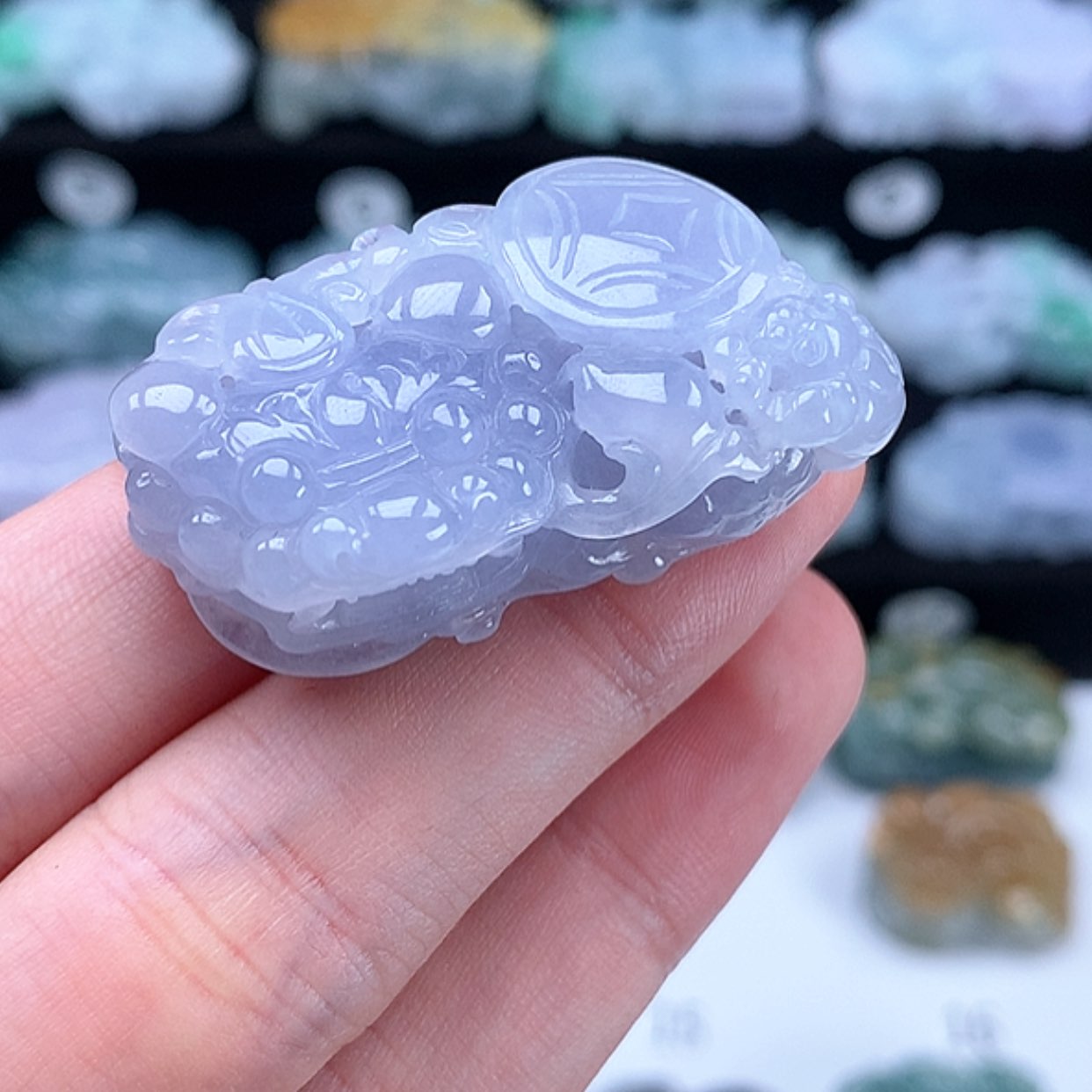 【闪购商品】翡翠颈饰未镶嵌貔貅