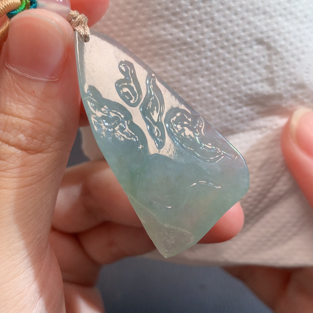 翡翠未镶嵌吊坠(不含链)1963