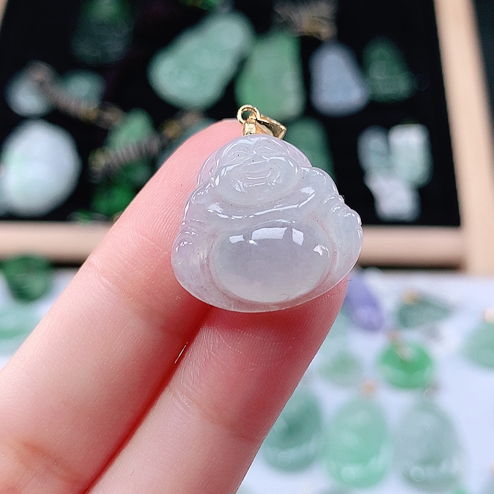 翡翠未镶嵌颈饰吊坠