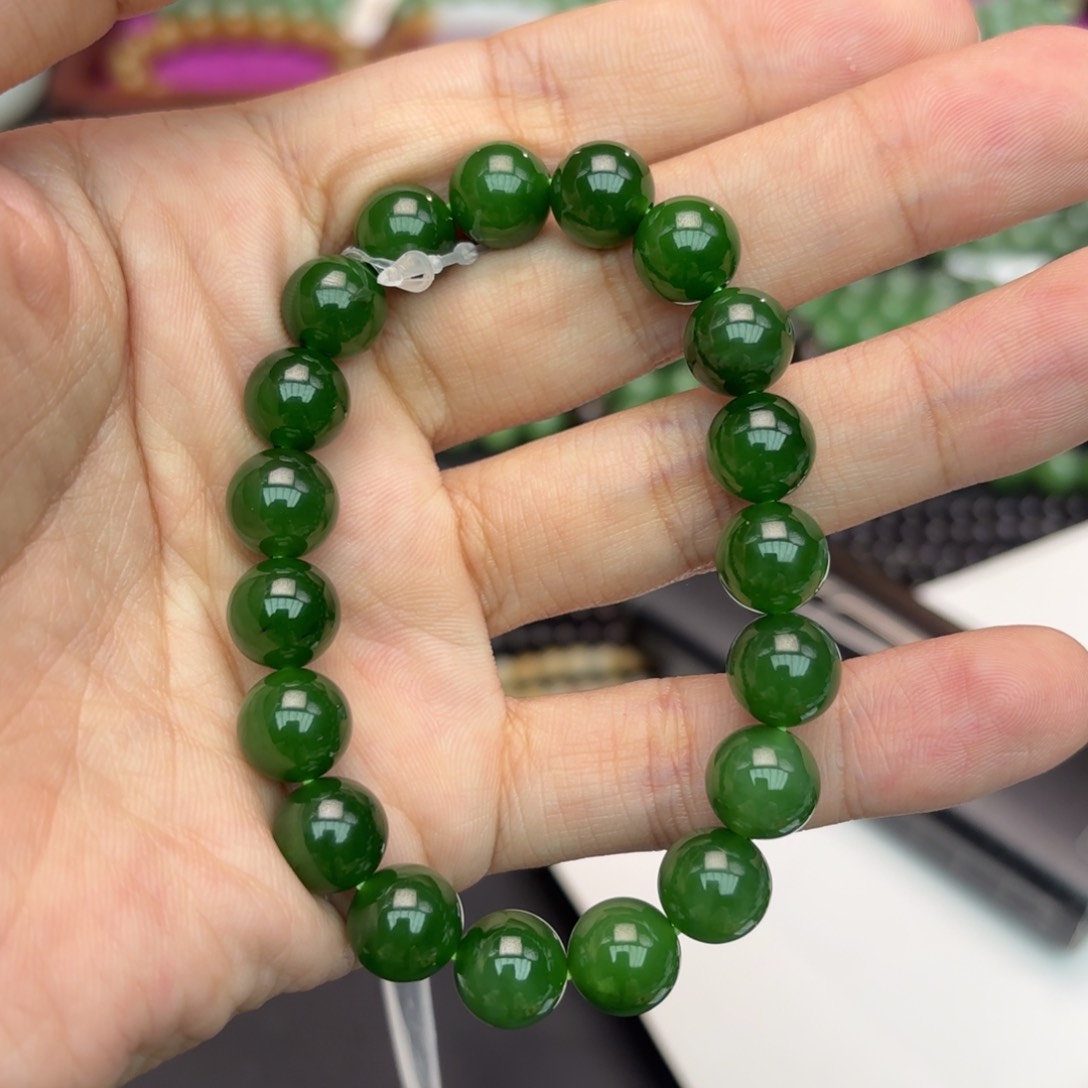 和田玉手串未镶嵌