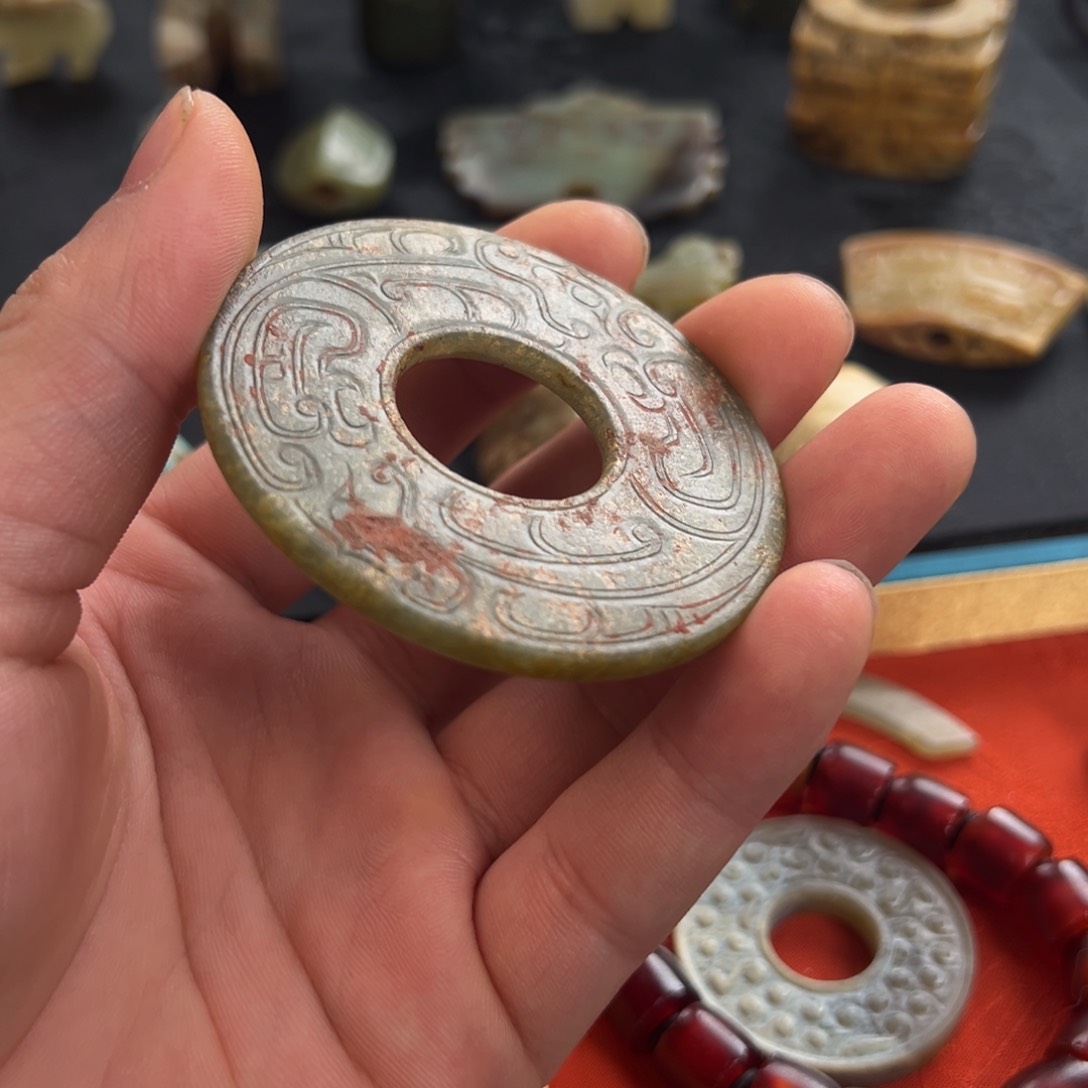 未镶嵌和田玉（糖玉）挂件卡****世