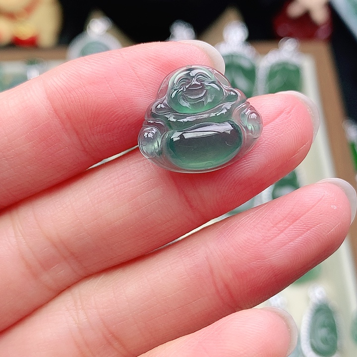 颈饰银S925镶嵌翡翠吊坠