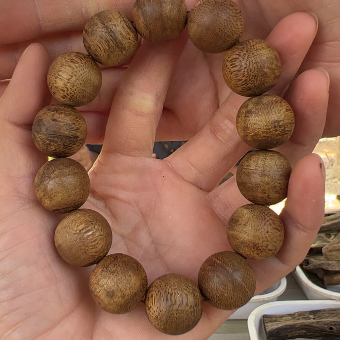 沉香沉香碎屑1.7圆珠单圈16克 多样性发一