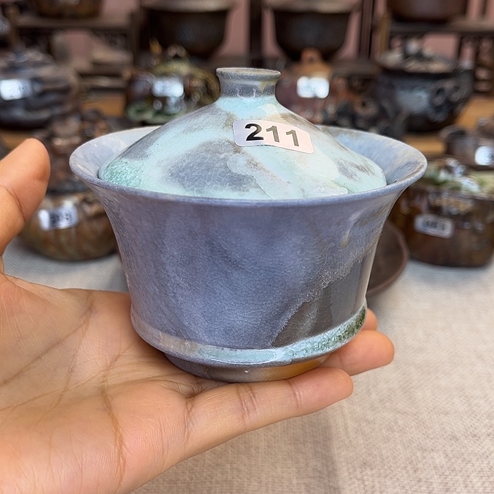 裸柴烧陶瓷手工茶器