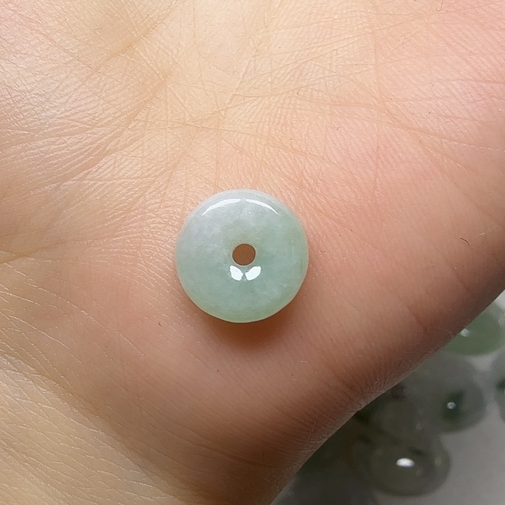 翡翠裸石天然翡翠平安扣
