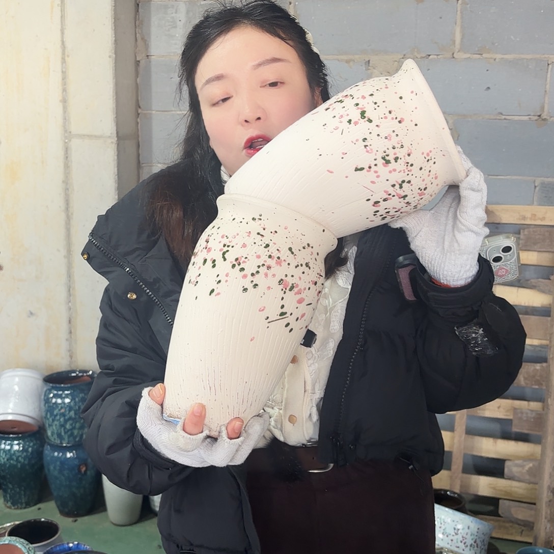 正品两个高25/15红陶