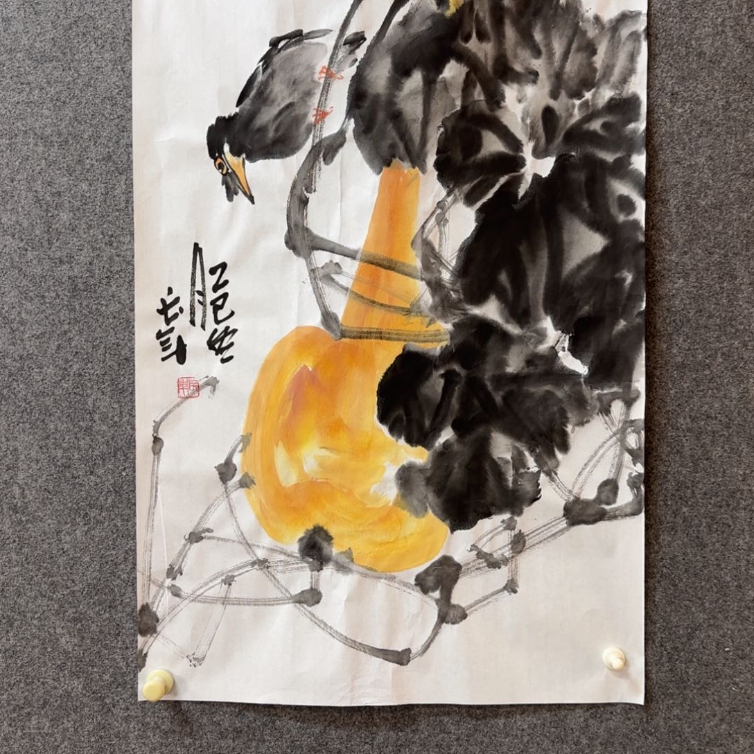 国画zz靳长年老师手绘作品