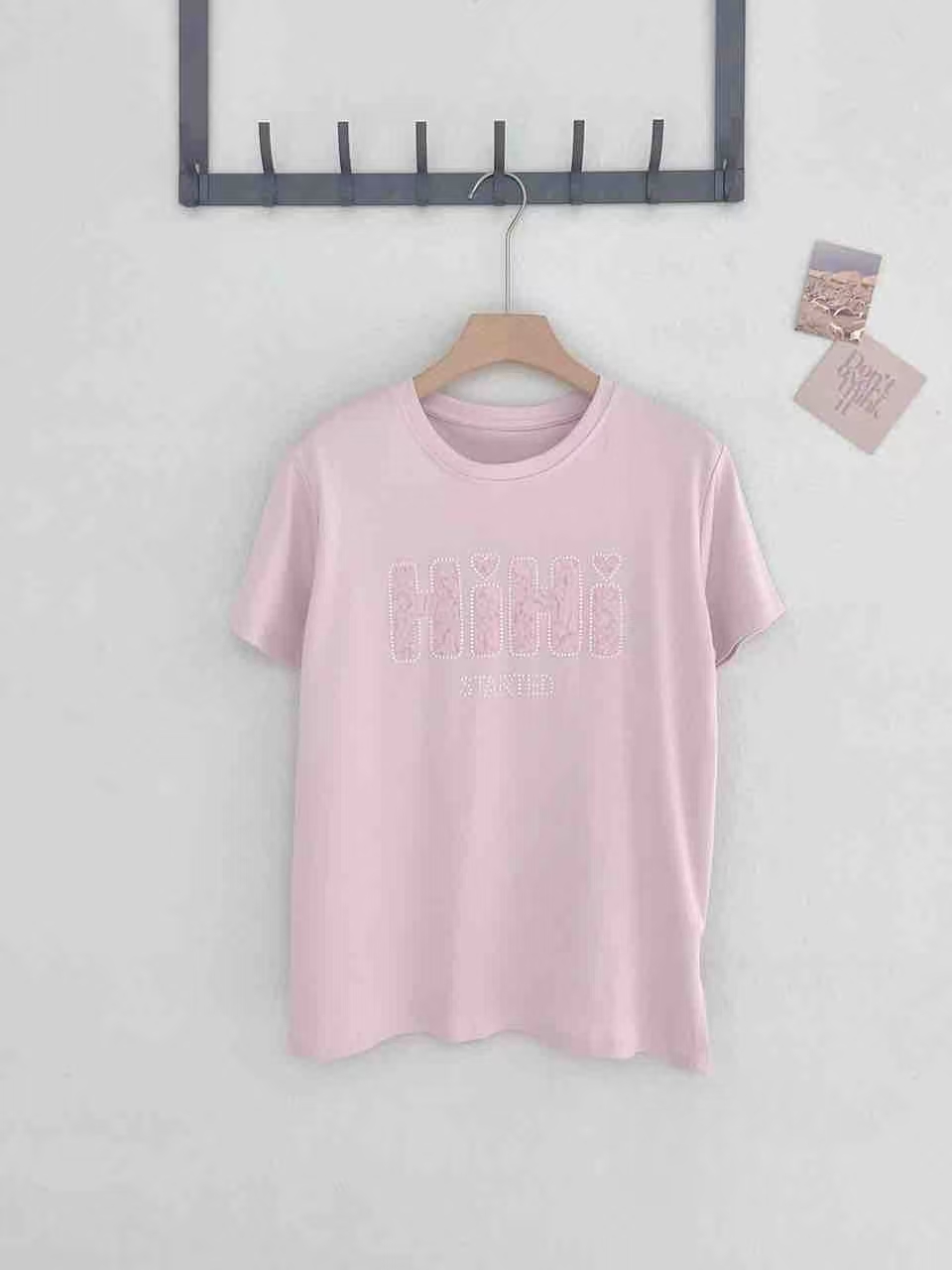 【2562】大漫甄时尚短袖立体字母T恤XYHS5542T