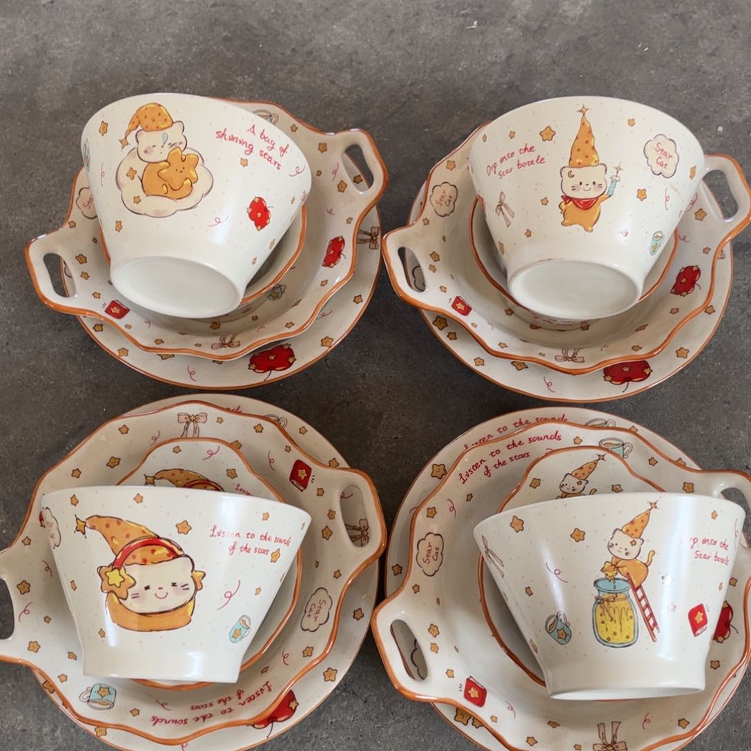 星星猫一套四件套