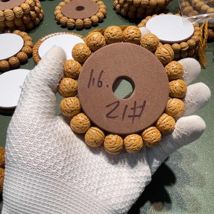 麻***浪桃核手串21文玩桃核手串直播