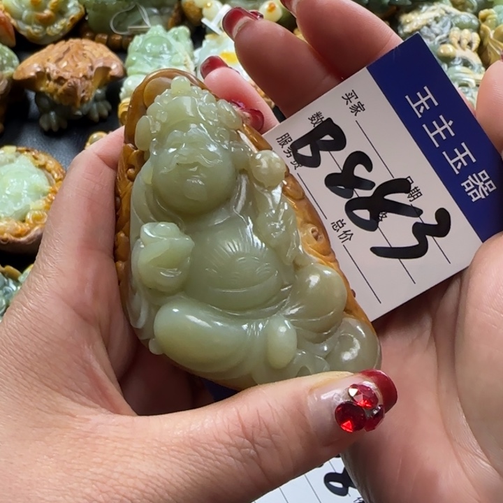 和田玉手把未镶嵌用****2